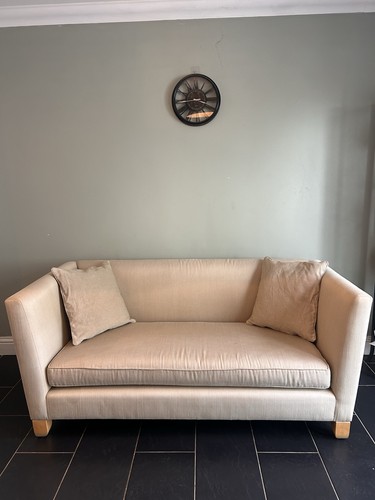 Beige seater sofa - beige,