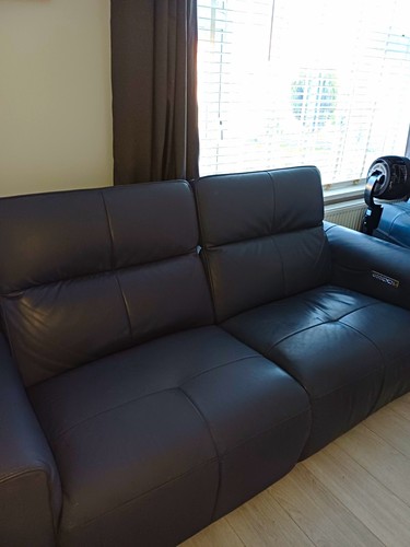Sofology grey leather seater - leather,