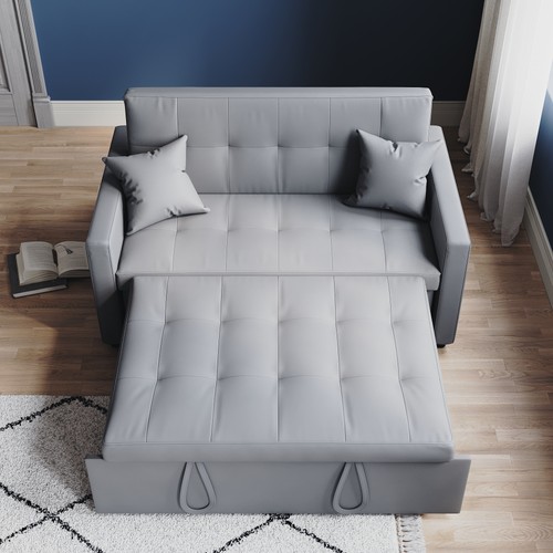Sofa bed grey - sofa, seater