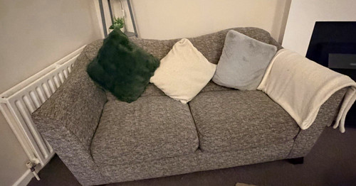 Scs grey seater 100 - grey, 100%