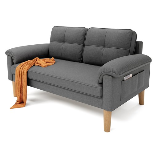 Small seater sofa fabric - 2,